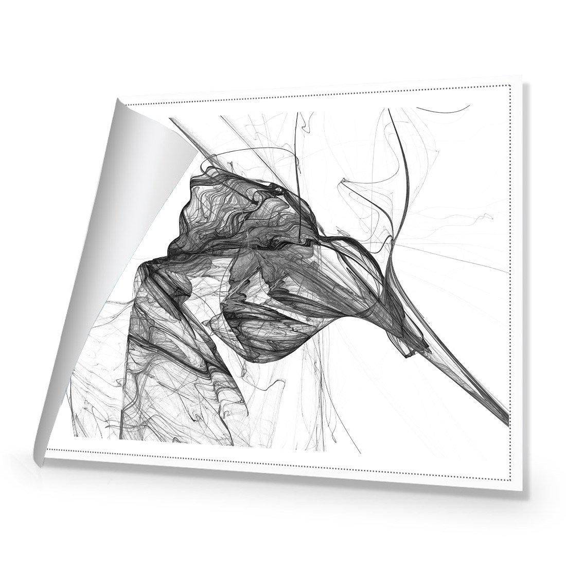Intersperced, B&W | Standard Canvas | No Frame | Rolled Canvas
