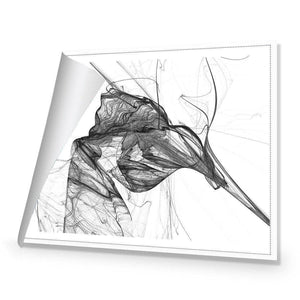 Intersperced, B&W | Standard Canvas | No Frame | Rolled Canvas