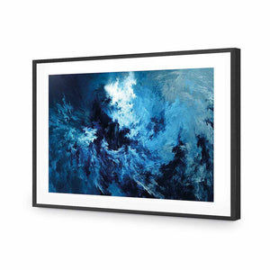 Into the Storm | Classic Acrylic | Flat Frame With Border | Black