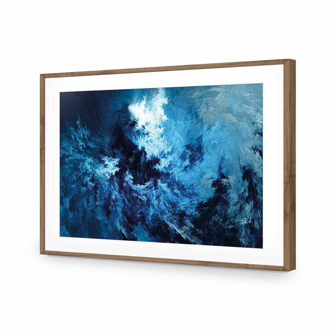 Into the Storm | Classic Acrylic | Flat Frame With Border | Natural