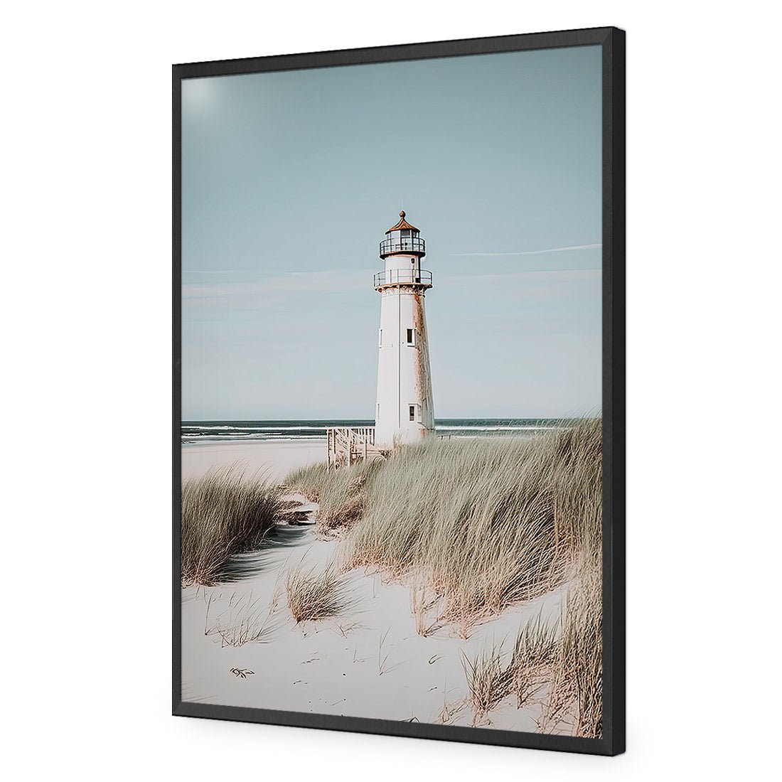 Isolated Lighthouse - Wall Art Designs - WH_1145_AR_V CAF_AP - 030 - EDG_45x30_S - 2538 - BLK