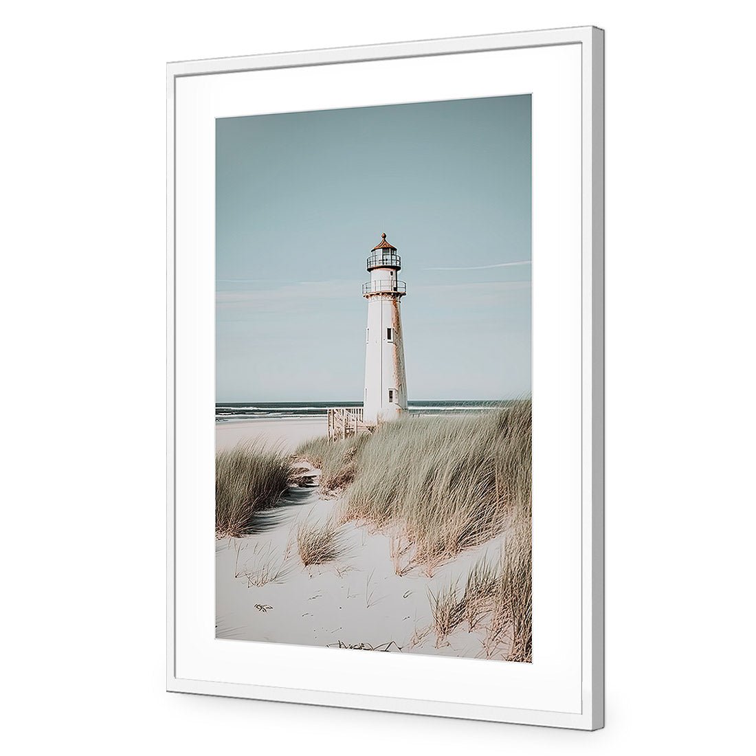 Isolated Lighthouse - Wall Art Designs - WH_1145_AR_V CAF_AP - 030 - MAT_45x30_S - 2538 - WHT