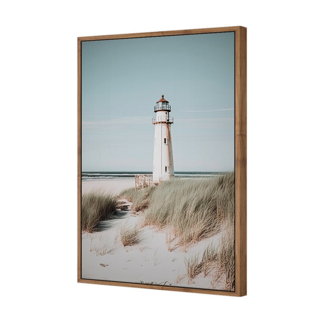 Isolated Lighthouse - Wall Art Designs - WH_1145_AR_V CAF_CP - MPY - 260 - M - S - S_45x30_S - 1550 - NAT