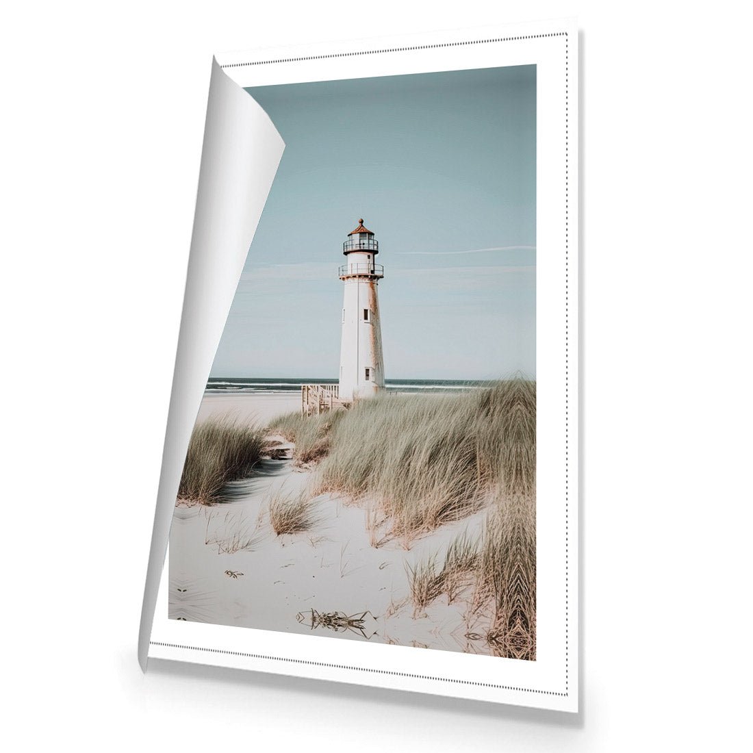 Isolated Lighthouse - Wall Art Designs - WH_1145_AR_V CAF_CP - MPY - 260 - M - R_45x30_NONE