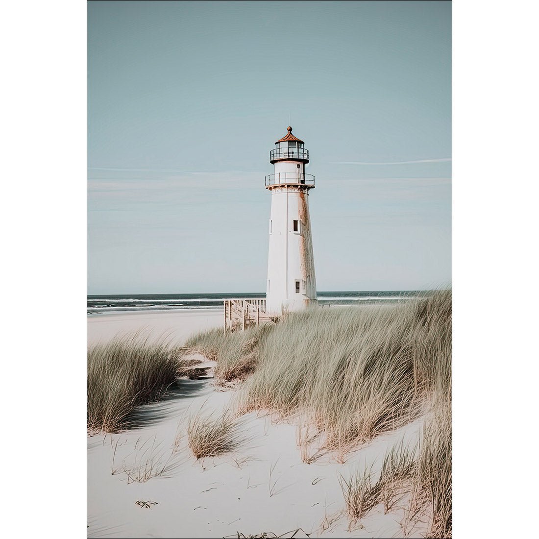 Isolated Lighthouse - Wall Art Designs - WH_1145_AR_V CAF_CP - MPY - 260 - M - S - S_45x30_NONE