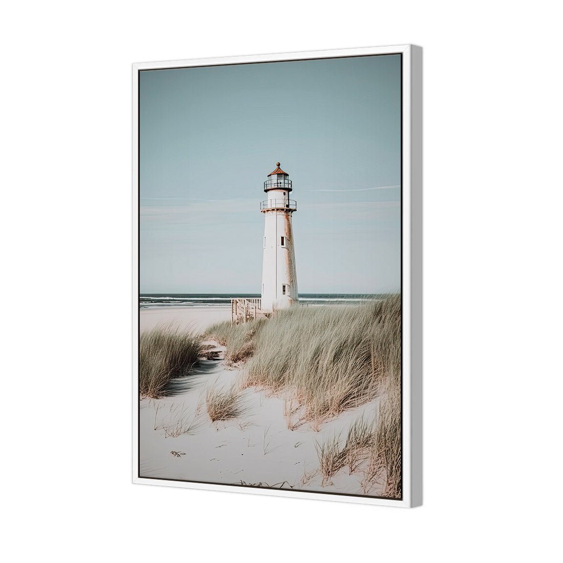 Isolated Lighthouse - Wall Art Designs - WH_1145_AR_V CAF_CP - MPY - 260 - M - S - S_45x30_S - 1550 - WHT