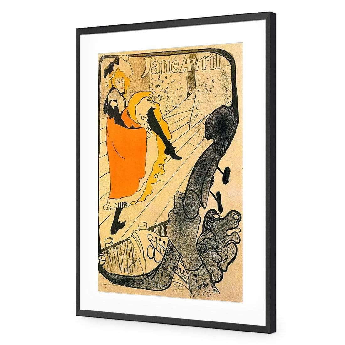 Jane Avril By Toulouse - Lautrec - Wall Art Designs - 981_AR_V WAD_AP - 030 - MAT_45x30_S - 2538 - BLK