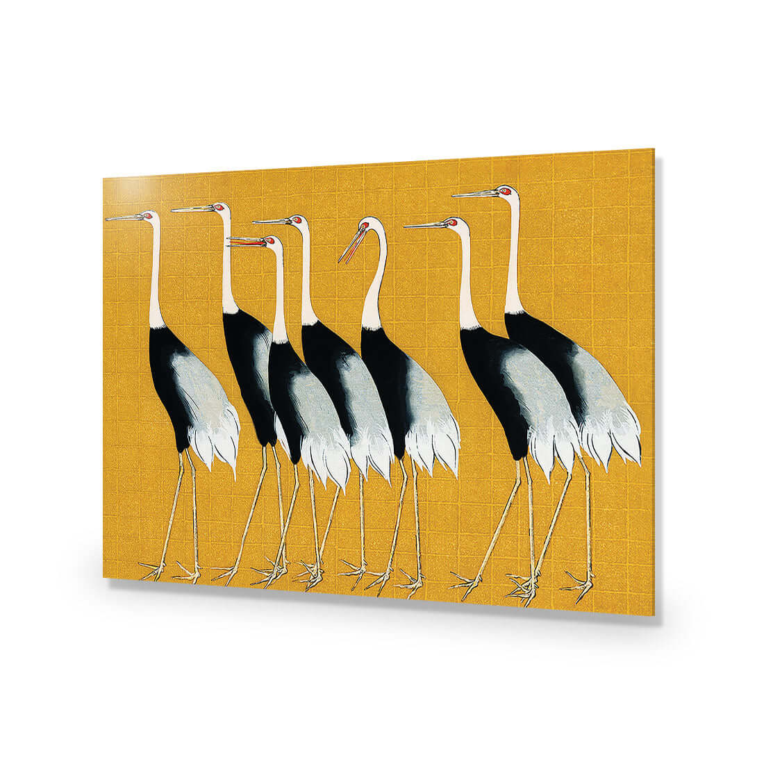 Japanese Red Crowned Cranes - Wall Art Designs - 4155_AR_H WAD_AP - 030 - EDG_45x30_NONE