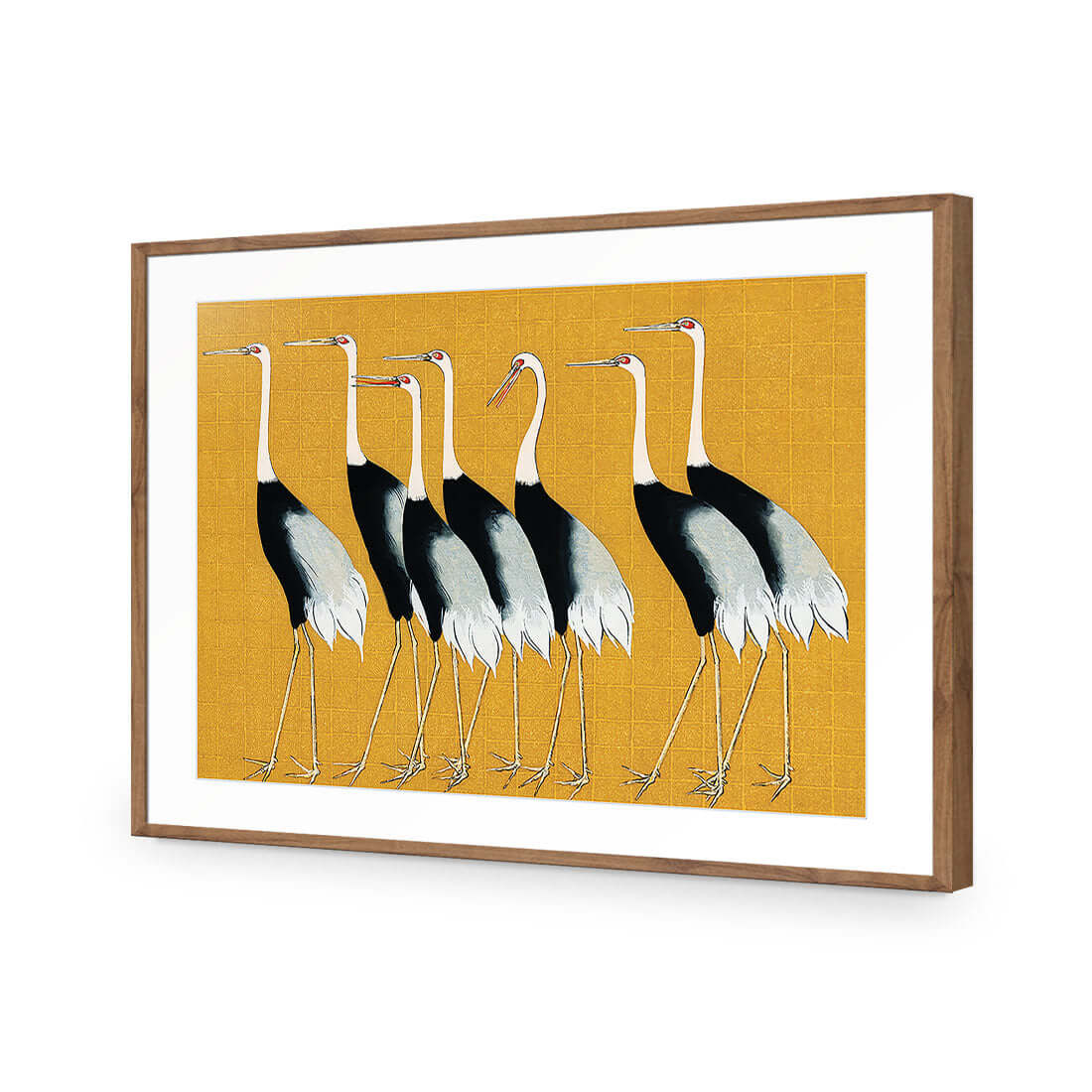 Japanese Red Crowned Cranes - Wall Art Designs - 4155_AR_H WAD_AP - 030 - MAT_45x30_S - 2538 - NAT