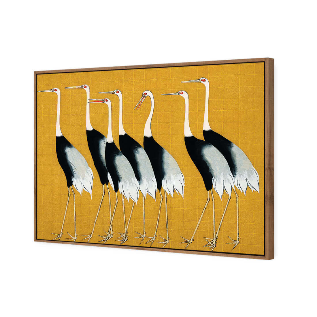 Japanese Red Crowned Cranes - Wall Art Designs - 4155_AR_H WAD_CP - MPY - 260 - M - S - S_45x30_S - 1550 - NAT