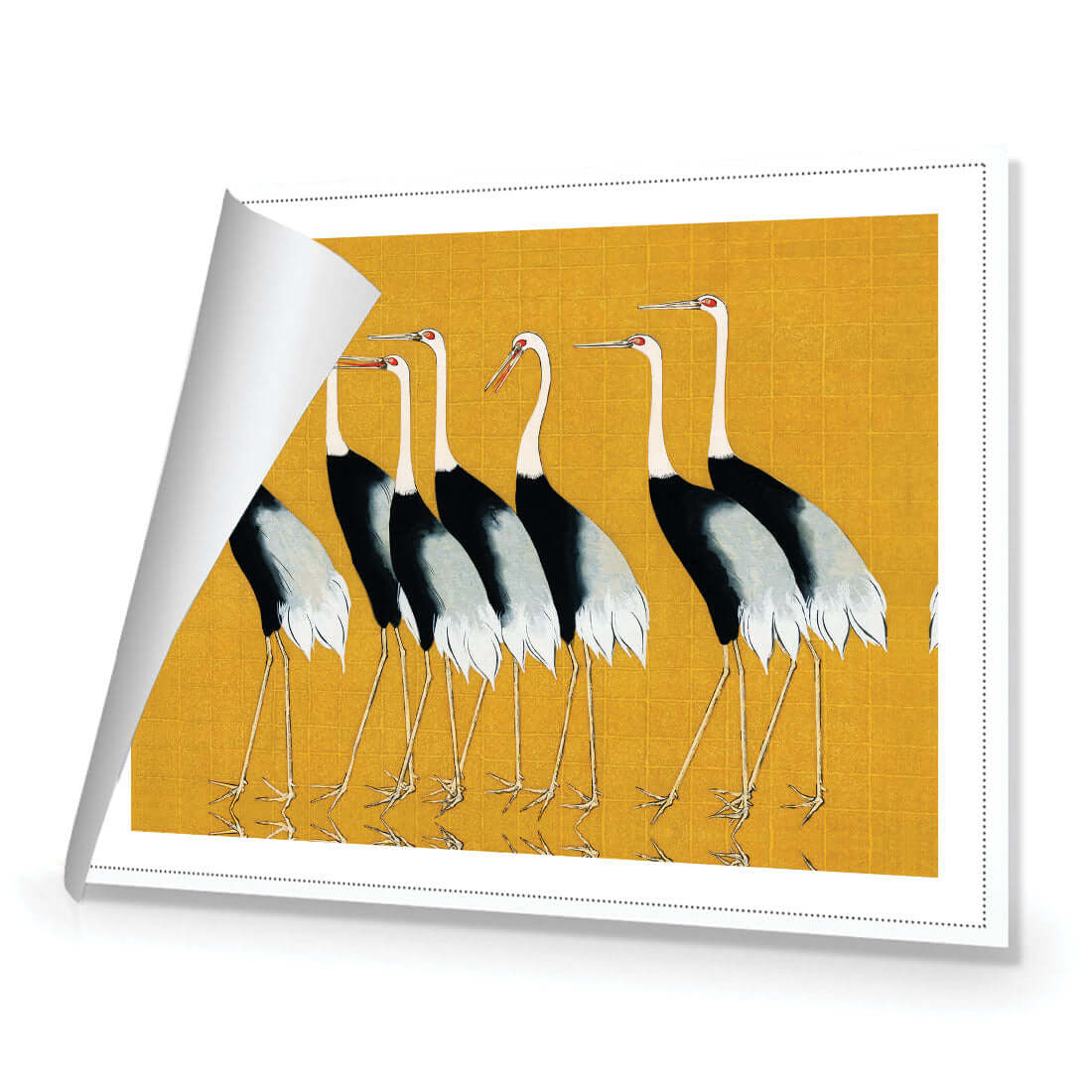 Japanese Red Crowned Cranes - Wall Art Designs - 4155_AR_H WAD_CP - MPY - 260 - M - R_45x30_NONE