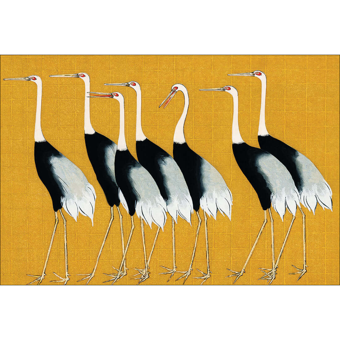 Japanese Red Crowned Cranes - Wall Art Designs - 4155_AR_H WAD_CP - MPY - 260 - M - S - S_45x30_NONE