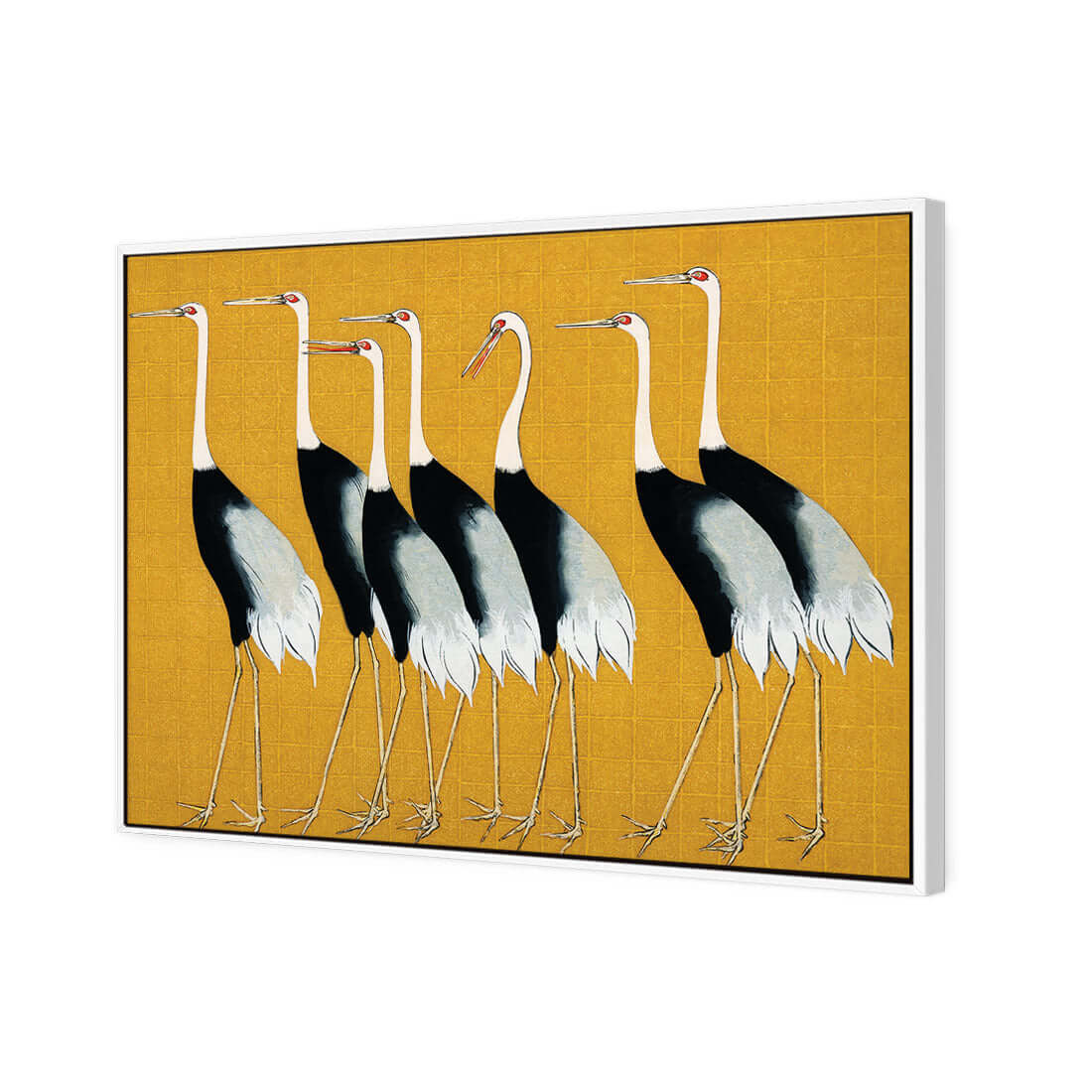 Japanese Red Crowned Cranes - Wall Art Designs - 4155_AR_H WAD_CP - MPY - 260 - M - S - S_45x30_S - 1550 - WHT