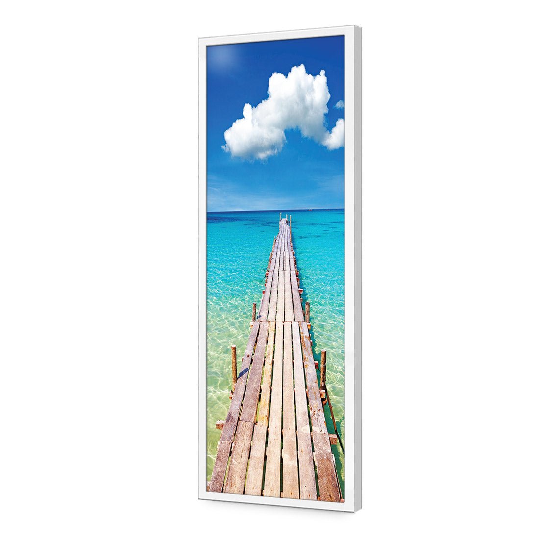 Jetty to Horizon (Long) - Wall Art Designs - 1248_AL_V CAF_AP - 030 - EDG_90x30_S - 2538 - WHT