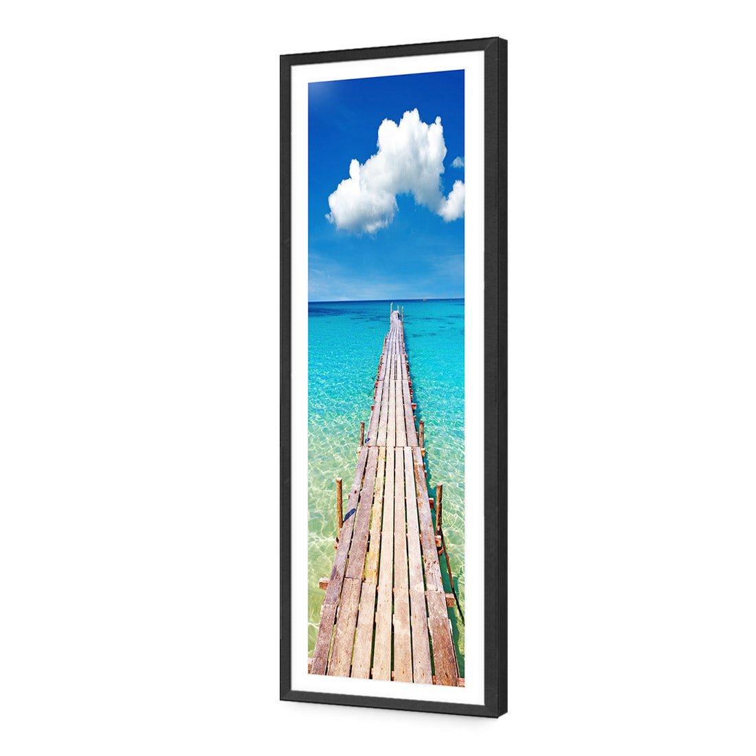 Jetty to Horizon (Long) - Wall Art Designs - 1248_AL_V CAF_AP - 030 - MAT_90x30_S - 2538 - BLK