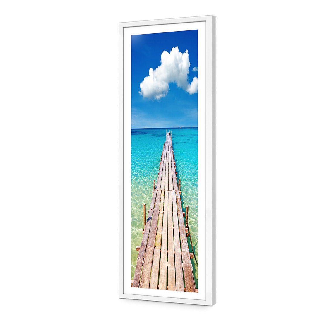 Jetty to Horizon (Long) - Wall Art Designs - 1248_AL_V CAF_AP - 030 - MAT_90x30_S - 2538 - WHT