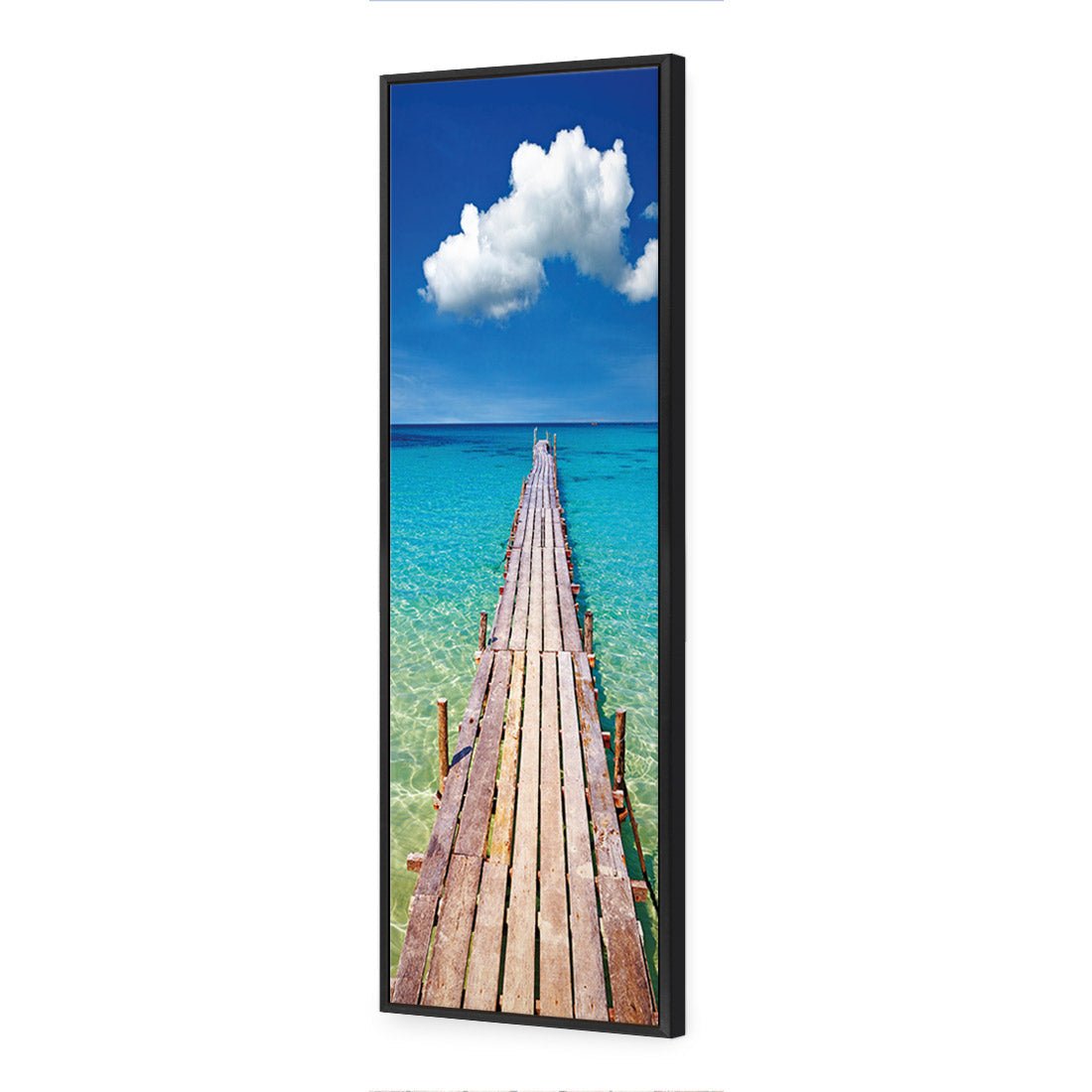 Jetty to Horizon (Long) - Wall Art Designs - 1248_AL_V CAF_CP - MPY - 260 - M - S - S_60x20_S - 1550 - BLK