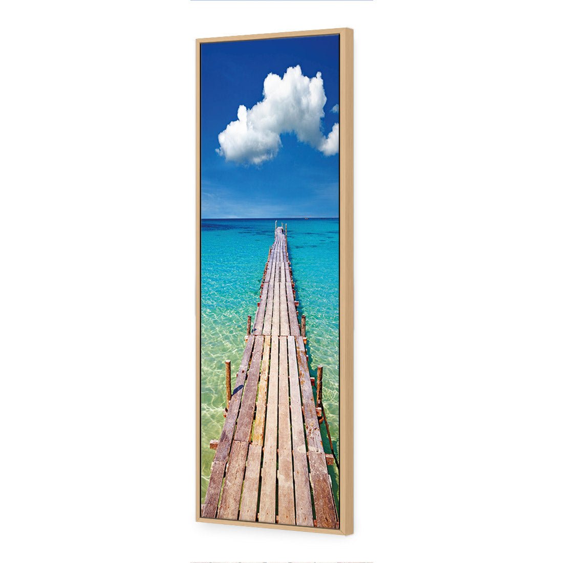 Jetty to Horizon (Long) - Wall Art Designs - 1248_AL_V CAF_CP - MPY - 260 - M - S - S_60x20_S - 1550 - OAK