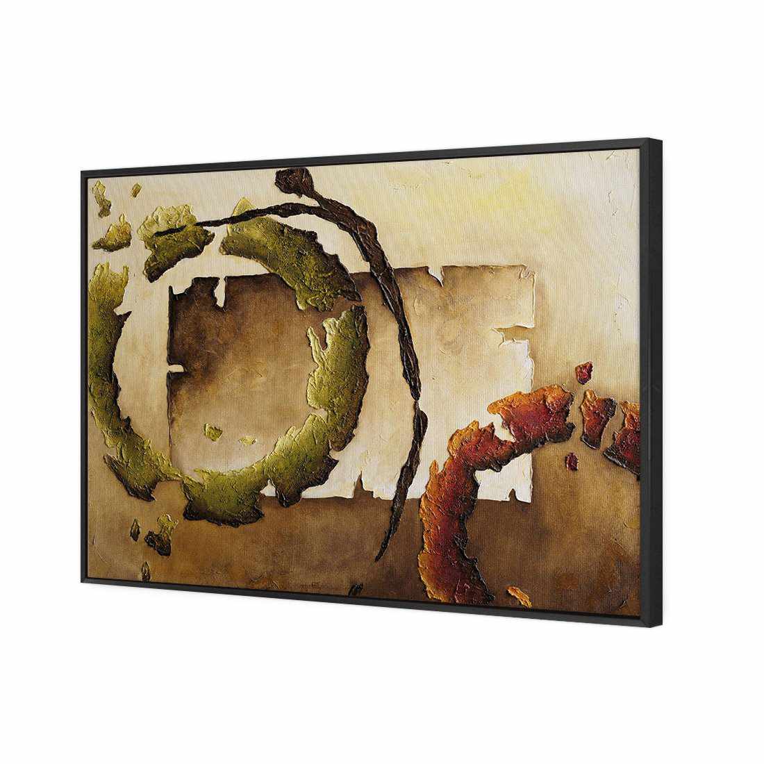 Jigsaw Piece | Standard Canvas | Floating Frame | Black