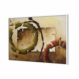 Jigsaw Piece | Standard Canvas | Floating Frame | White