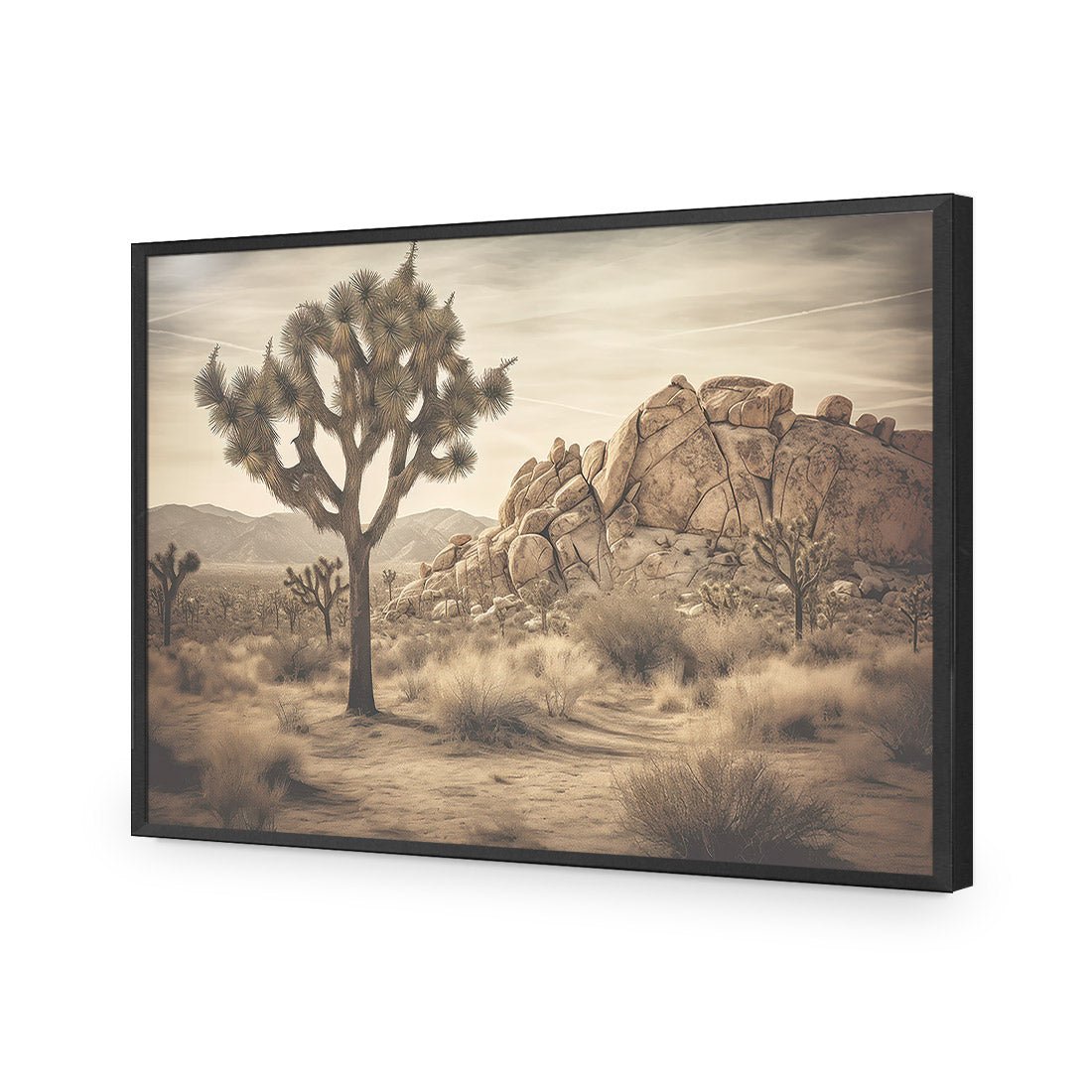 Joshua Tree - Wall Art Designs - WH_1172_AR_H CAF_AP - 030 - EDG_45x30_S - 2538 - BLK