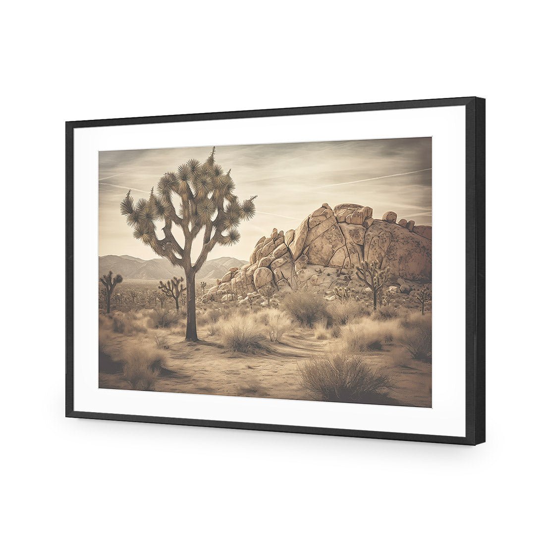 Joshua Tree - Wall Art Designs - WH_1172_AR_H CAF_AP - 030 - MAT_45x30_S - 2538 - BLK