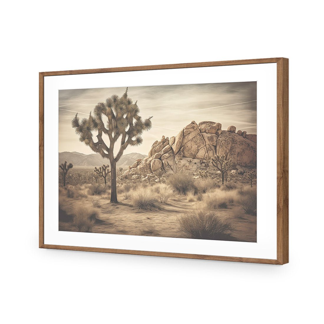 Joshua Tree - Wall Art Designs - WH_1172_AR_H CAF_AP - 030 - MAT_45x30_S - 2538 - NAT