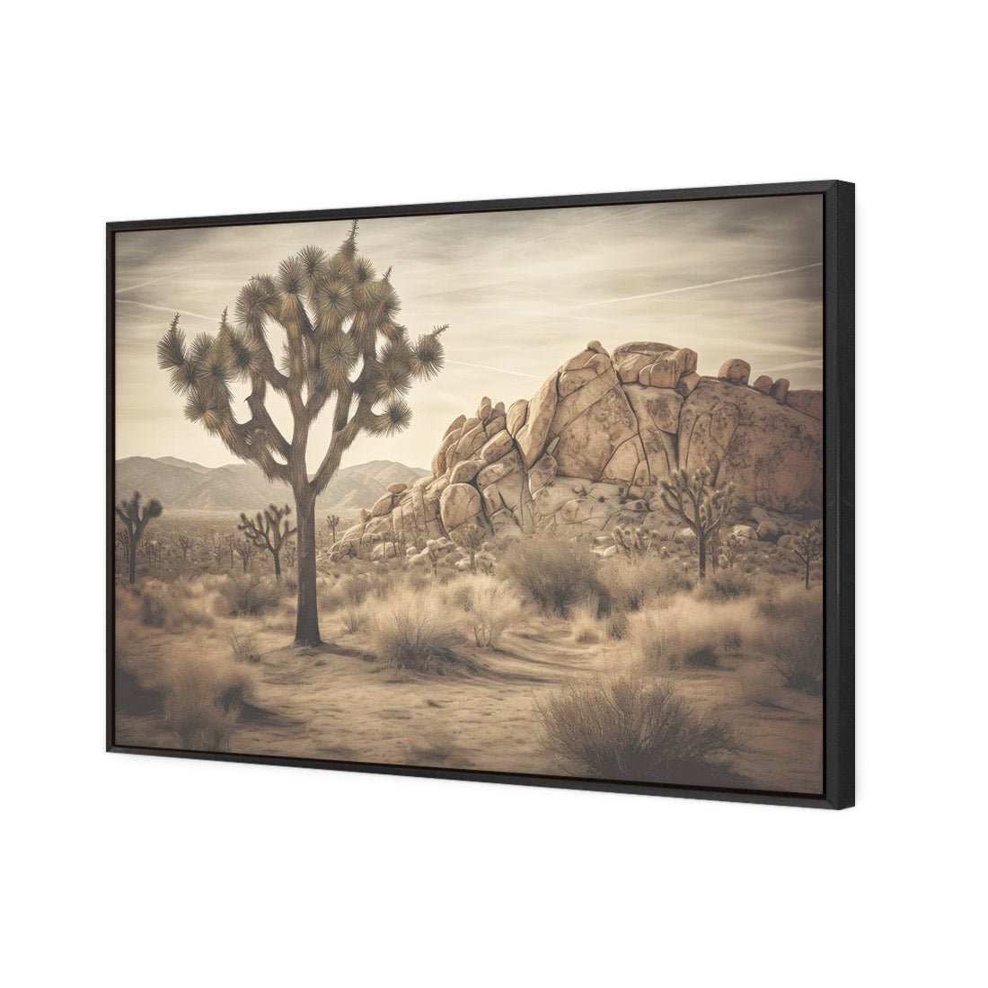 Joshua Tree - Wall Art Designs - WH_1172_AR_H CAF_CP - MPY - 260 - M - S - S_45x30_S - 1550 - BLK