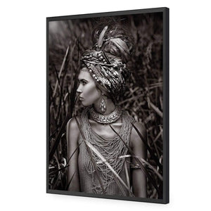 Jungle Beauty | Classic Acrylic | Flat Frame No Border | Black