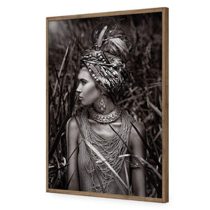 Jungle Beauty | Classic Acrylic | Flat Frame No Border | Natural
