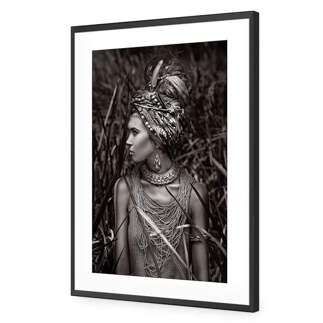 Jungle Beauty | Classic Acrylic | Flat Frame With Border | Black