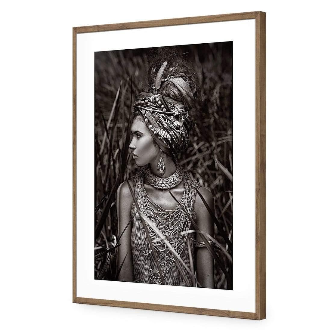 Jungle Beauty | Classic Acrylic | Flat Frame With Border | Natural