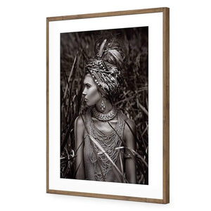 Jungle Beauty | Classic Acrylic | Flat Frame With Border | Natural