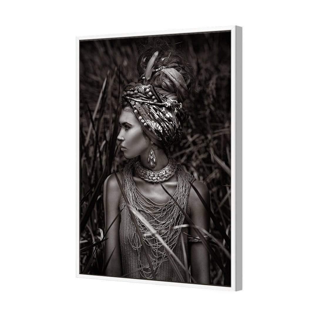 Jungle Beauty | Classic Canvas | Floating Frame | White