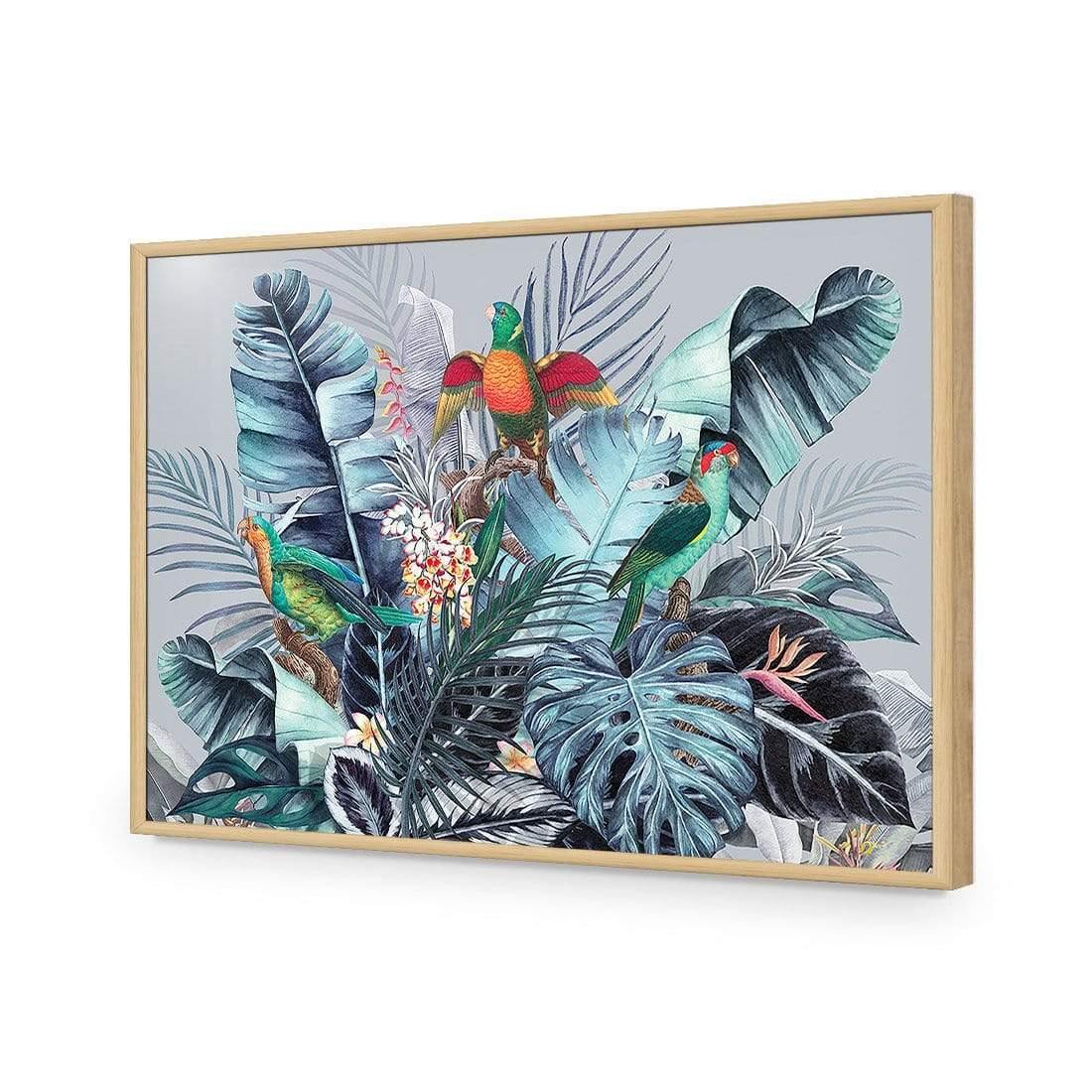 Jungle Exotica Blue I (Horizontal) - Wall Art Designs - AU_1102_AR_H WAD_CP - MPY - 260 - M - S - S_45x30_NONE