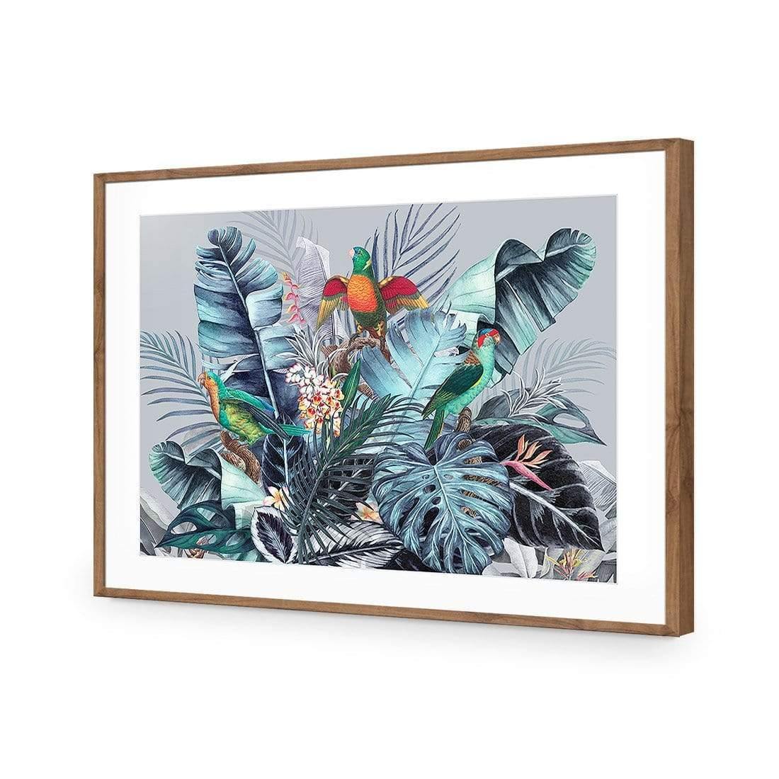 Jungle Exotica Blue I (Horizontal) - Wall Art Designs - AU_1102_AR_H WAD_CP - MPY - 260 - M - S - S_45x30_NONE