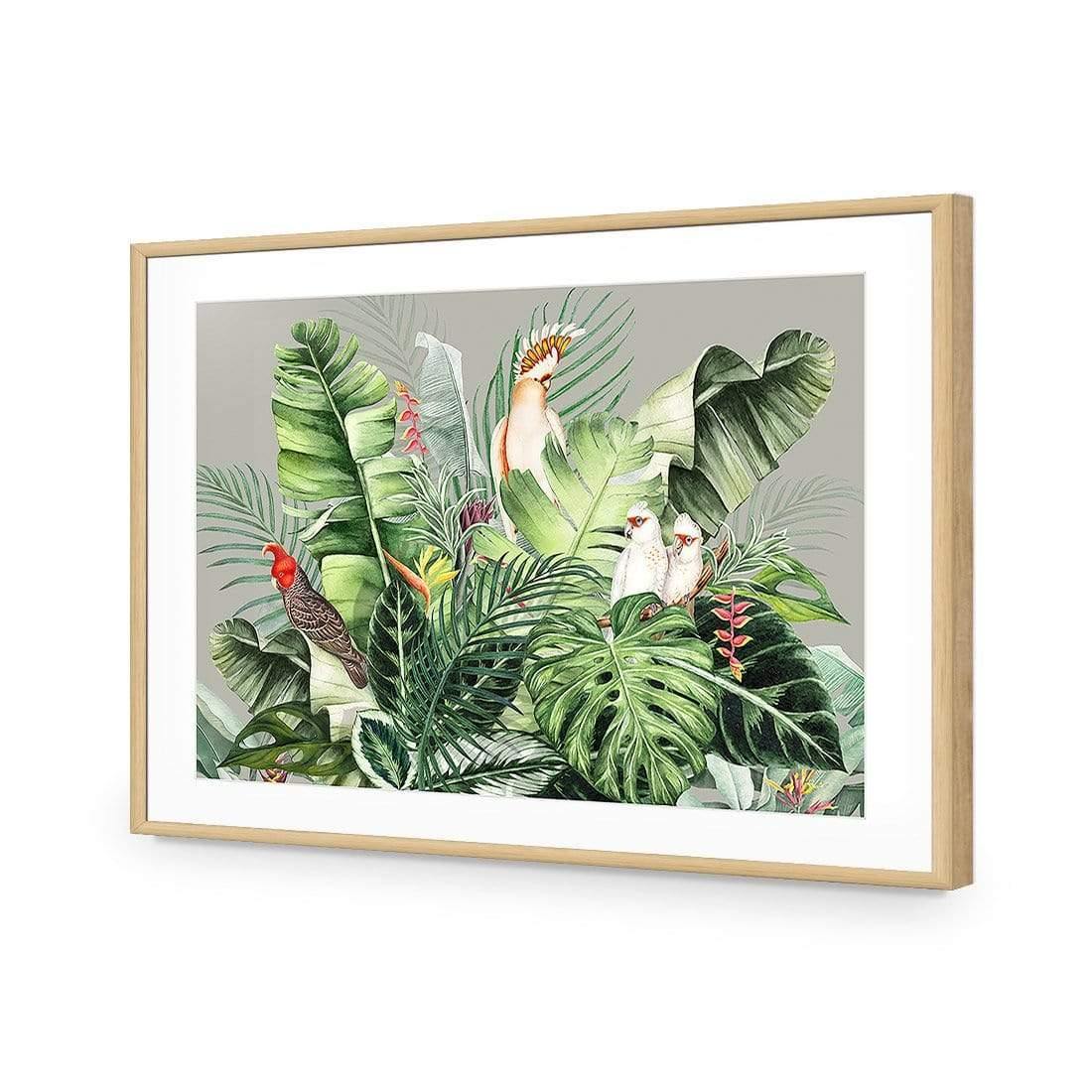 Jungle Exotica Green I (Horizontal) - Wall Art Designs - AU_1100_AR_H CAF_AP - 030 - MAT_45x30_S - 2538 - OAK