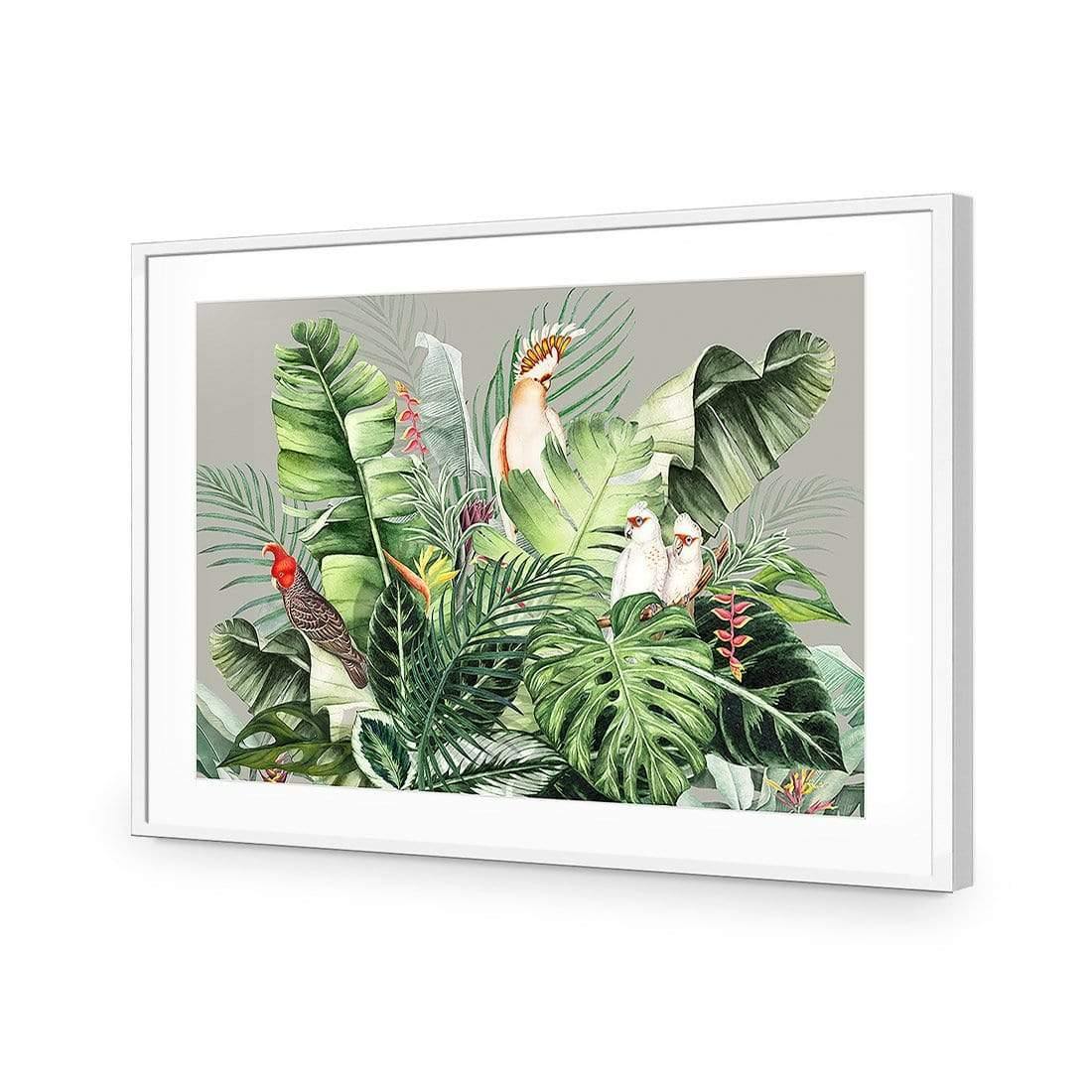 Jungle Exotica Green I (Horizontal) - Wall Art Designs - AU_1100_AR_H CAF_AP - 030 - MAT_45x30_S - 2538 - WHT