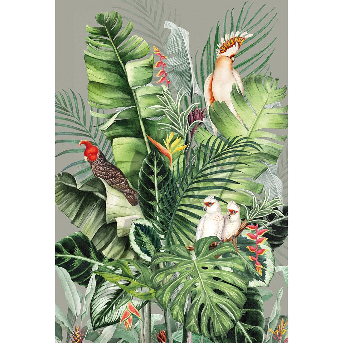 Jungle Exotica Green Perfect Pair - Wall Art Designs - SET2_5020_AR_V WAD_CP - MPY - 260 - M - S - S_45x30_NONE