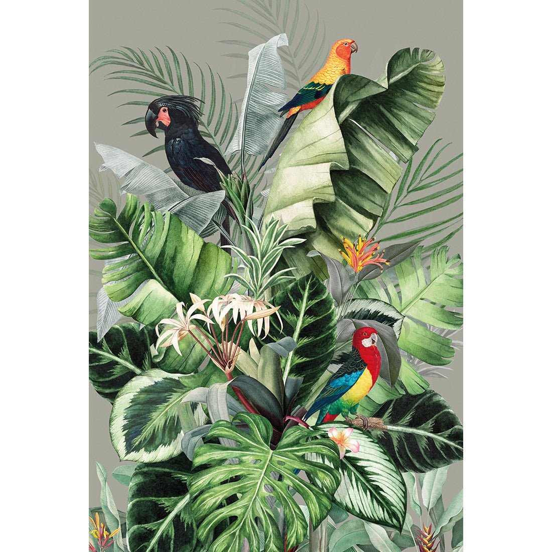 Jungle Exotica Green Perfect Pair - Wall Art Designs - SET2_5020_AR_V WAD_CP - MPY - 260 - M - S - S_45x30_NONE