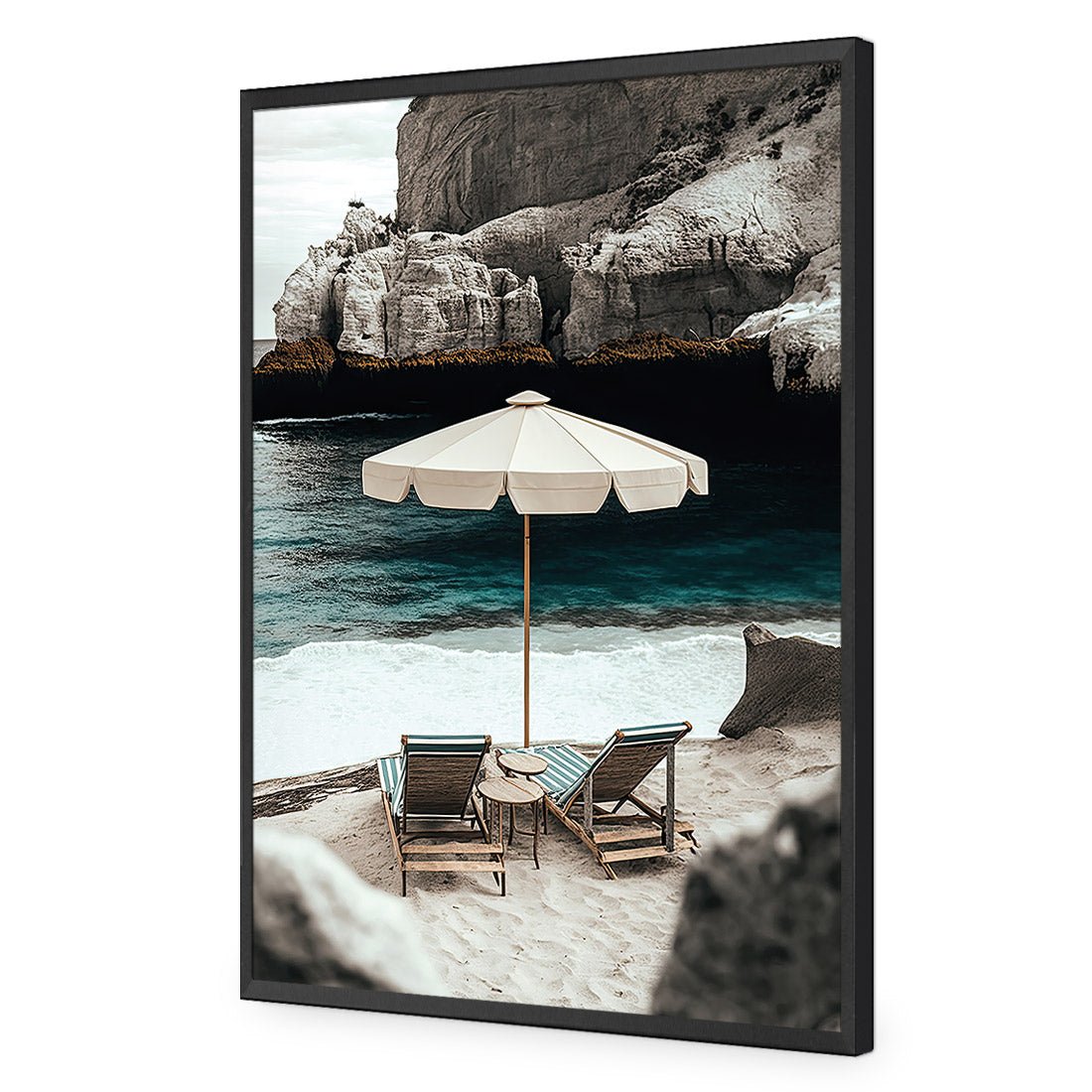 Just For 2 | Classic Acrylic | Flat Frame No Border | Black