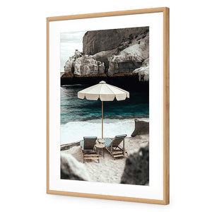 Just For 2 | Classic Acrylic | Flat Frame With Border | Oak