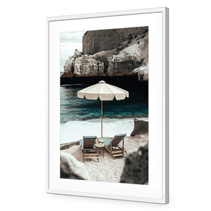 Just For 2 | Classic Acrylic | Flat Frame With Border | White