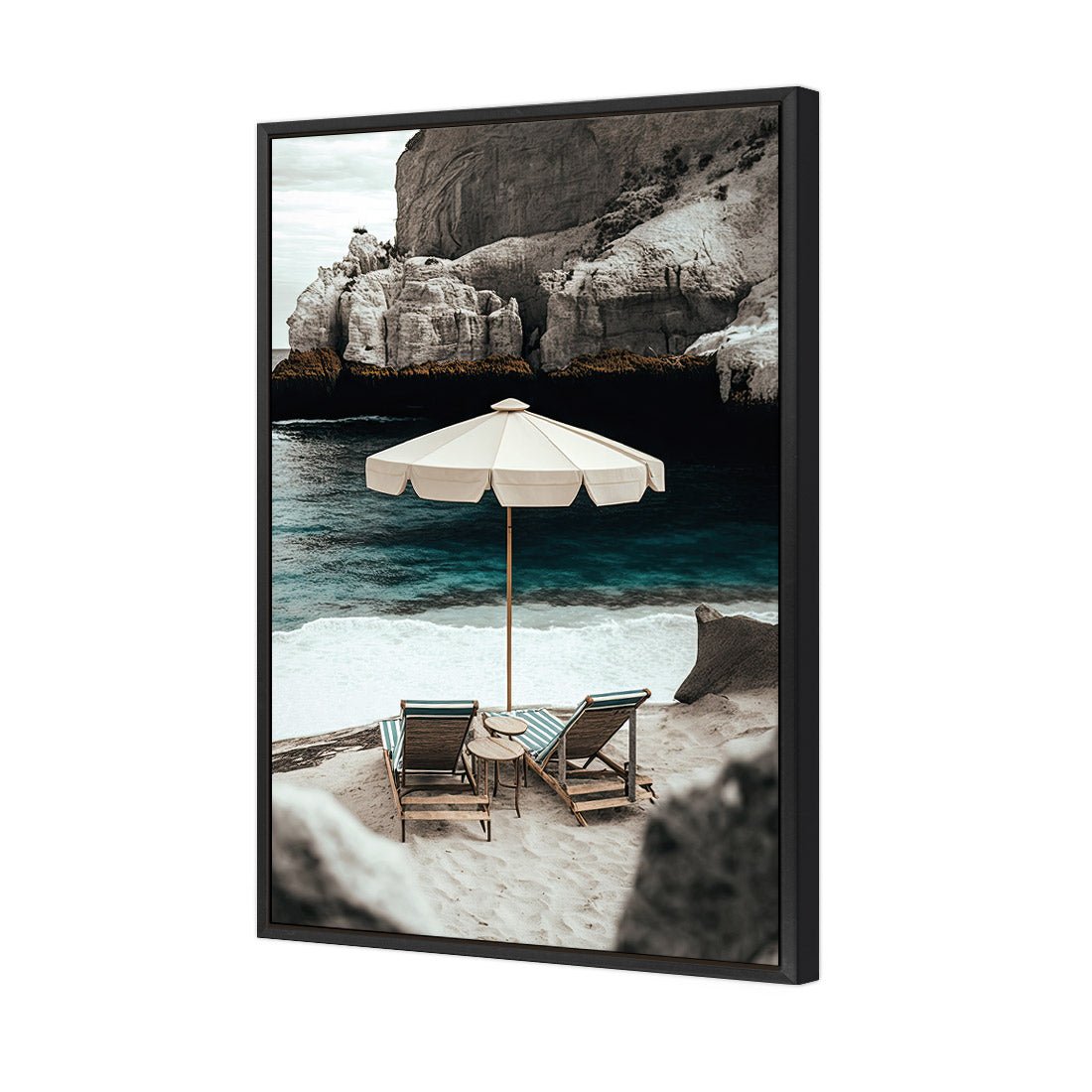Just For 2 | Classic Canvas | Floating Frame | Black