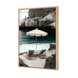 Just For 2 | Classic Canvas | Floating Frame | Oak