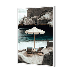 Just For 2 | Classic Canvas | Floating Frame | White