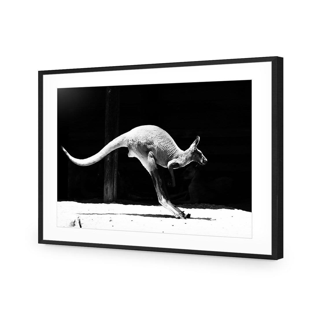 Kanga in Motion - Wall Art Designs - 3099_AR_H WAD_AP - 030 - MAT_45x30_S - 2538 - BLK