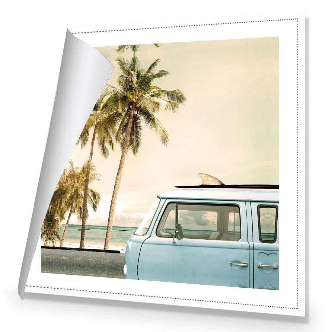 Kombi Vacation | Classic Canvas | No Frame | Rolled Canvas
