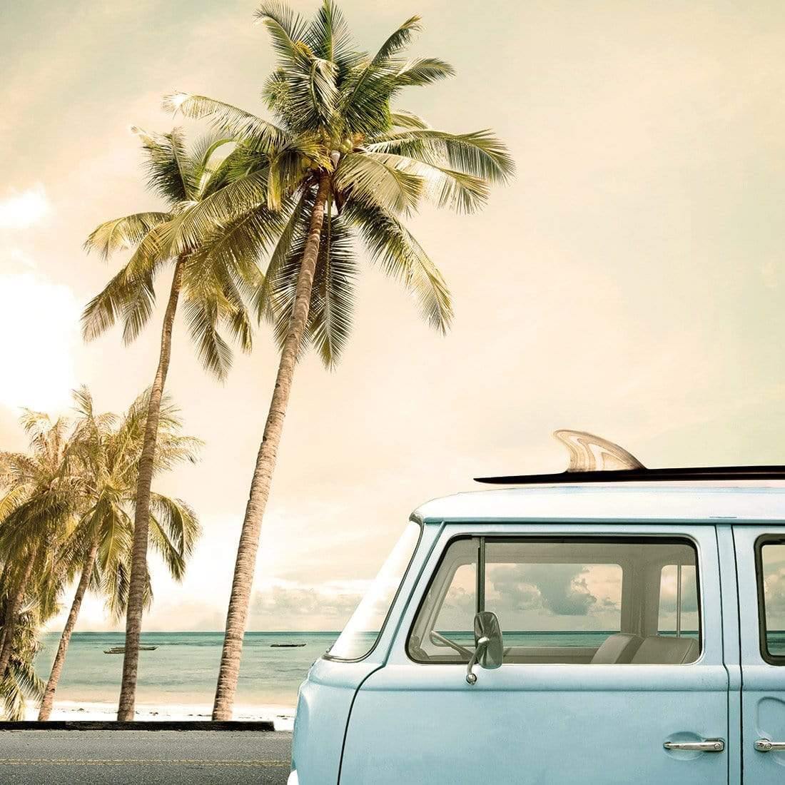 Kombi Vacation | Classic Canvas | No Frame | Stretched Canvas