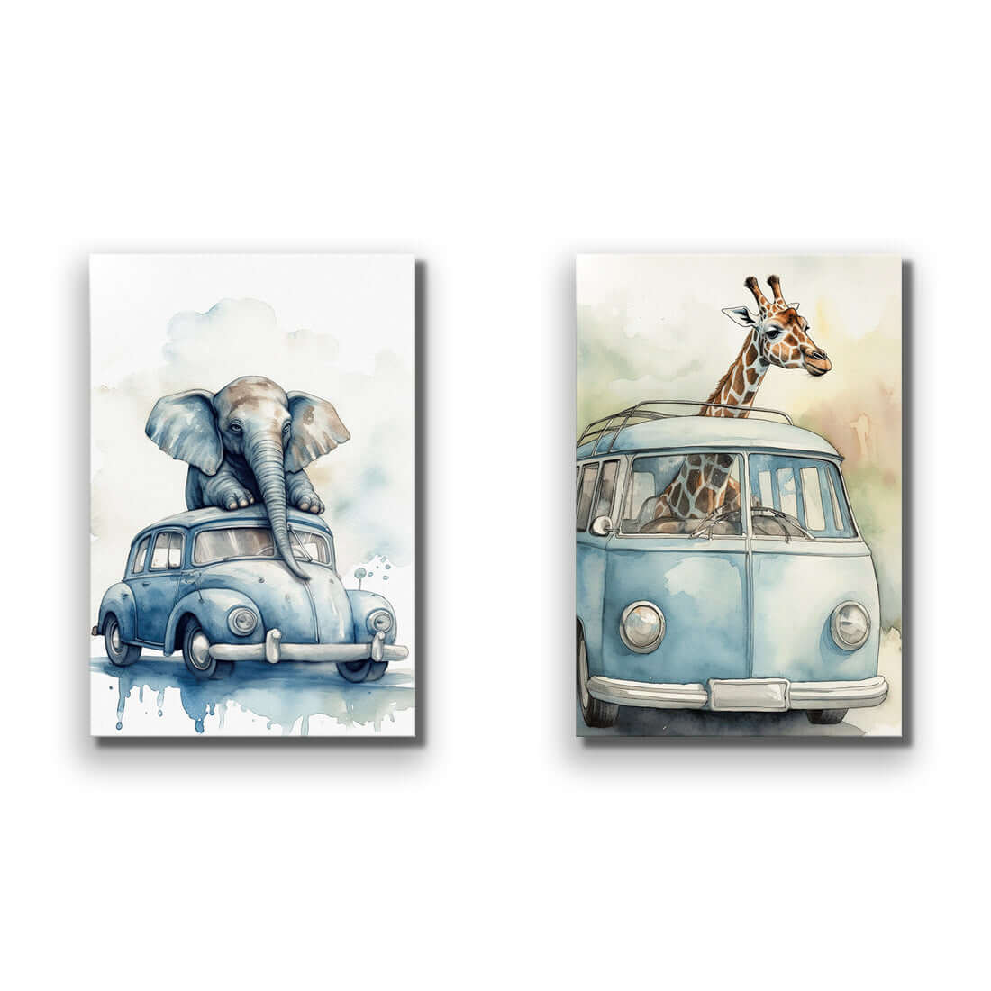 Kombi Zoo Perfect Pair - Wall Art Designs - SET2_6021_AR_V WAD_AP - 030 - EDG_45x30_NONE